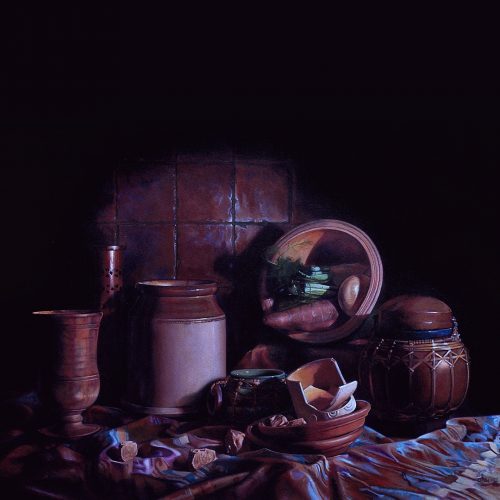 The Potter -Acrylic Painting on Canvas for 2007 Art Exhibition titled: Credo