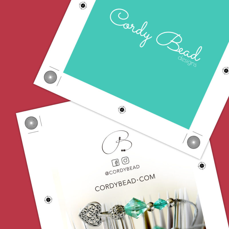 Cordy Bead Business Cards