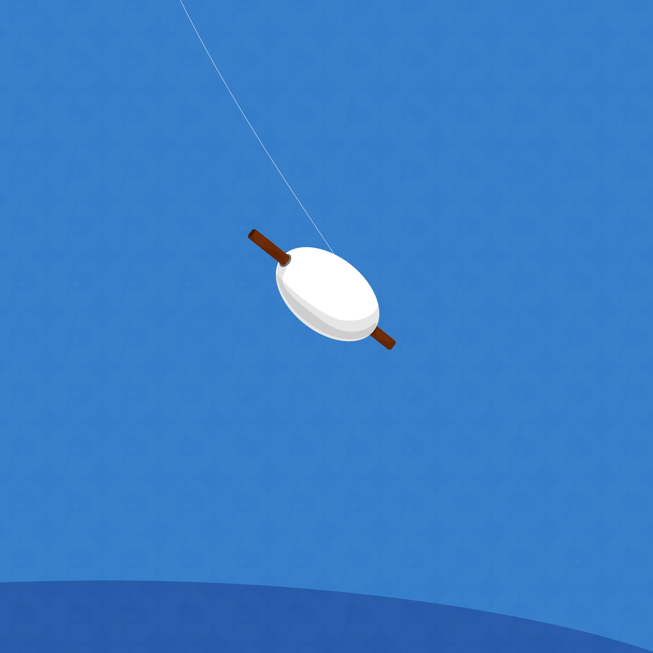 A roll of twine attached to a kite, released and gracefully soaring gently in the breeze